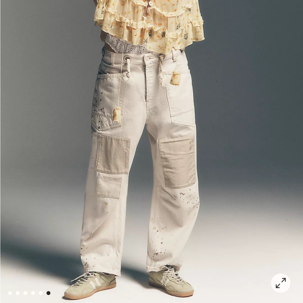 We The Free Yellow Floral Ruffle Blouse